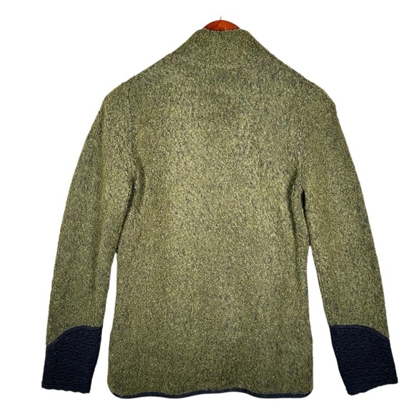 SIMPLY NATURAL DESIGNS Alina Baby Alpaca Embroidered Floral Boucle Knit Cardigan - Picture 6 of 15